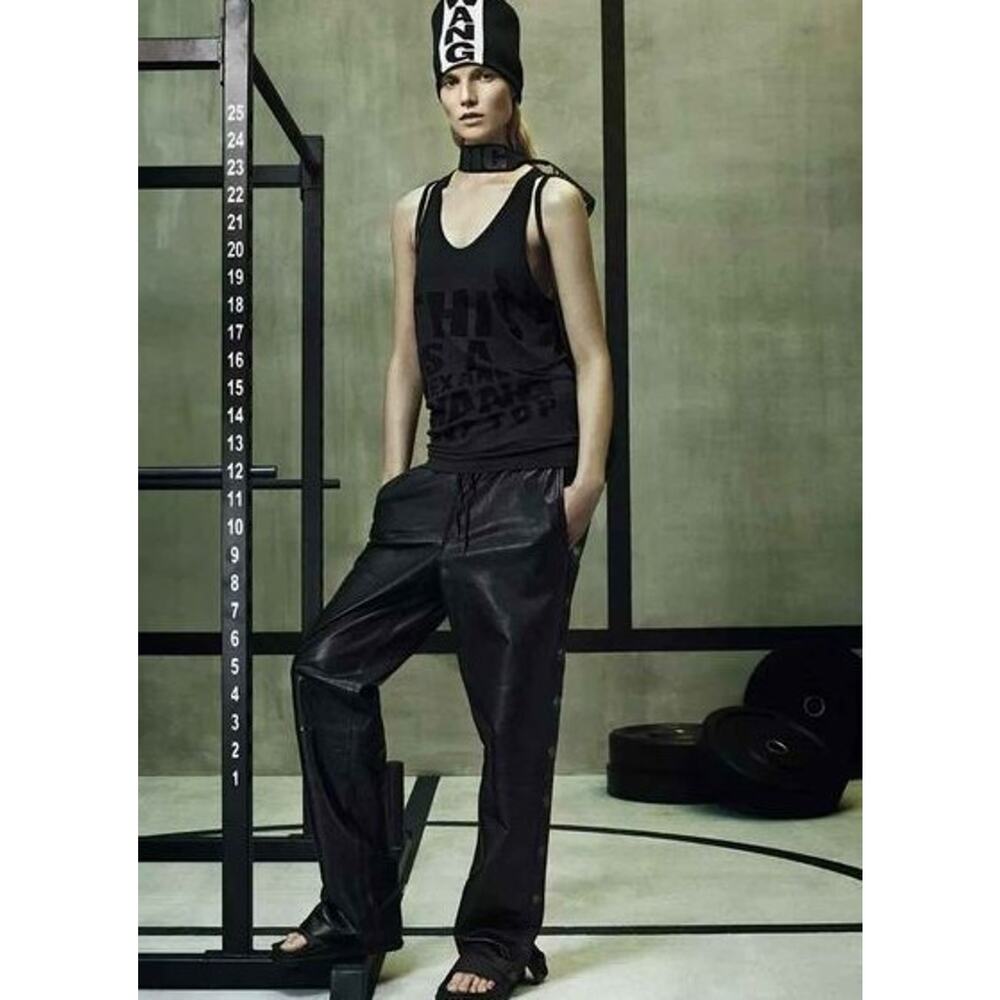Alexander Wang x H&M leather pants 250$ size 38 LAST ONE M unisex with tags